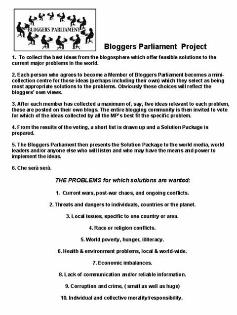 Bloggers Parliament Project